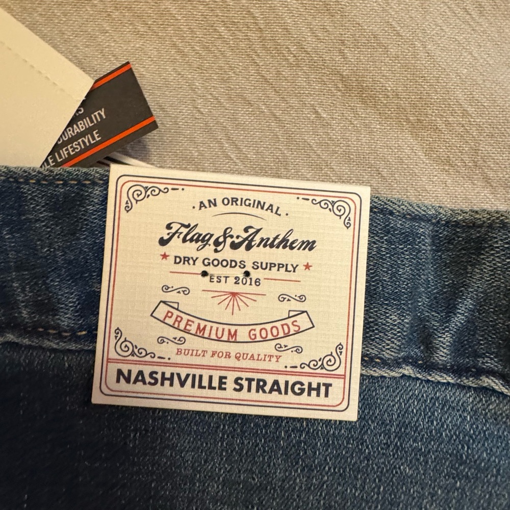 Flag & Anthem Men’s Blue Jeans - Picture 6 of 7
